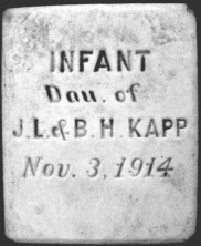 Infant Daughter  Kapp