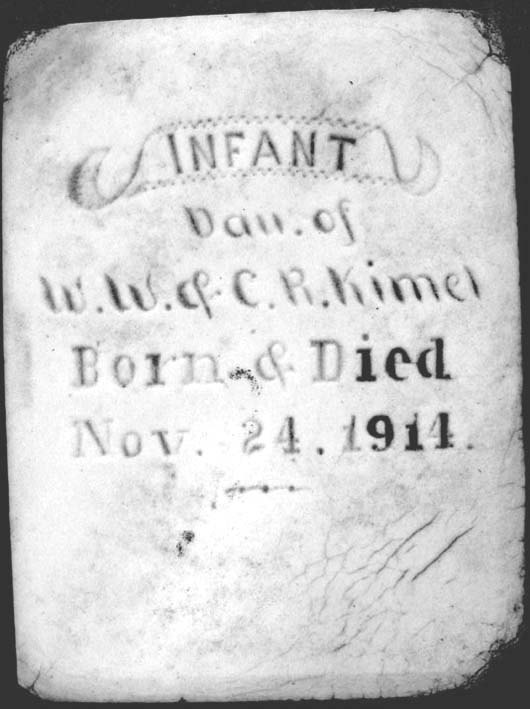Infant Daughter Kimel