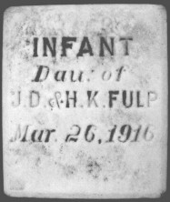 Infant Daughter  Fulp