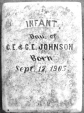 Infant Daughter  Johnson