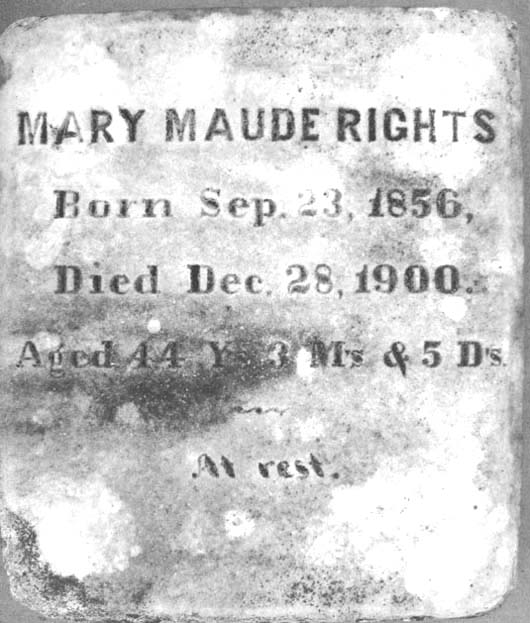 Mary Maude Rights