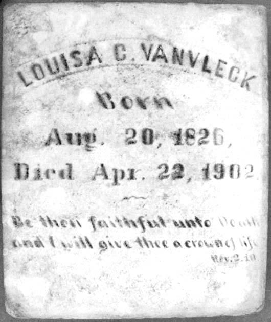Louisa Cornelia Van Vleck