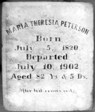 Maria Theresia Peterson