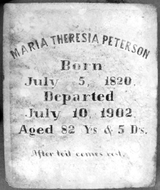 Maria Theresia Peterson