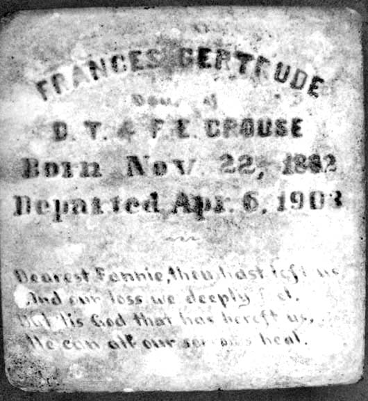 Frances Gertrude Crouse
