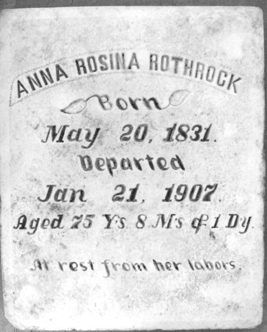 Anna Rosina Rothrock