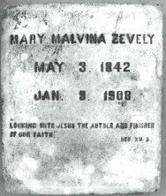 Mary Malvina Zevely