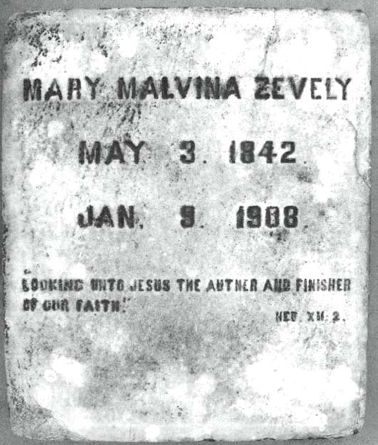 Mary Malvina Zevely
