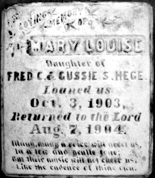 Mary Louise Hege