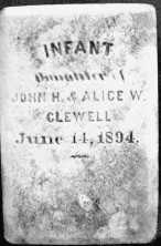 Infant Daughter  Clewell