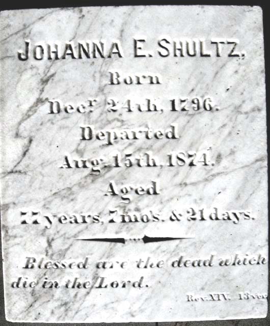 Johanna Elizabeth Shultz