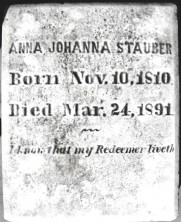 Anna Johanna Stauber