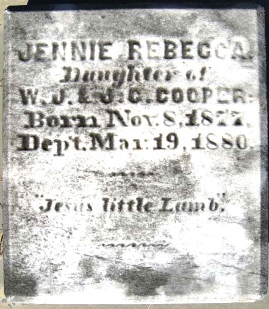 Jennie Rebecca Cooper