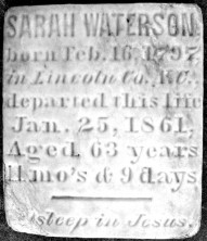 Sarah  Waterson