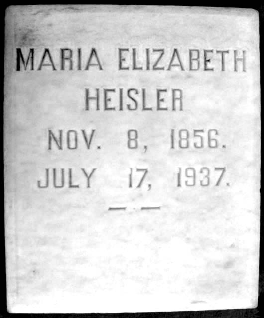 Maria Elizabeth Heisler