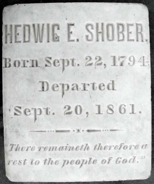 Hedwig Elizabeth Shober