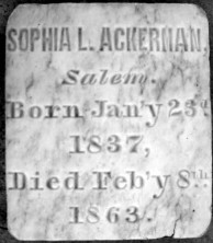 Sophia Louisa Ackerman