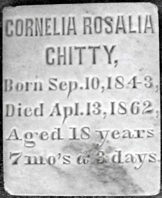 Cornelia Rosalia Chitty