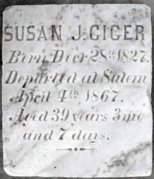 Susan Jane Giger