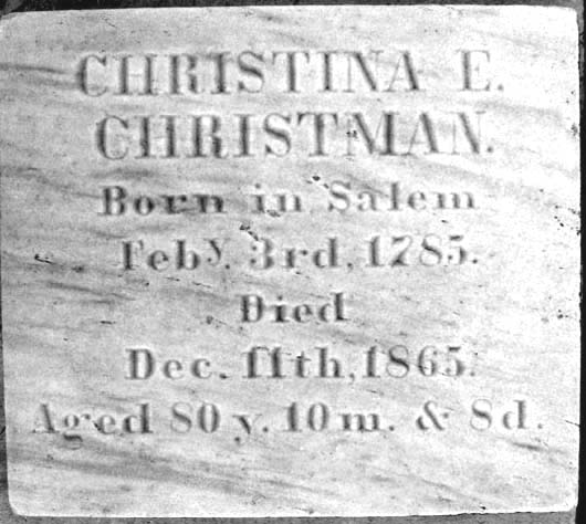 Christina Elizabeth Christman