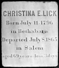 Christina Elizabeth Lick