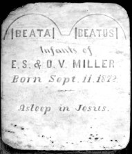 Infant Son  Miller