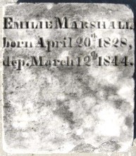 Amelia (Emilie)  Marshall