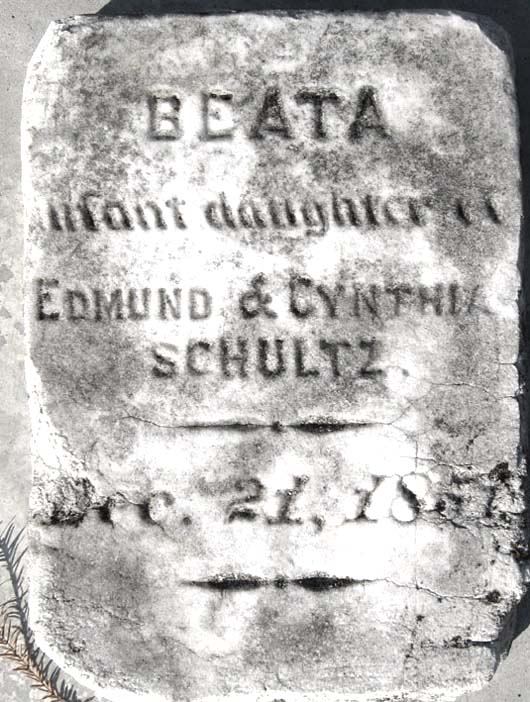 Infant Daughter Schultz