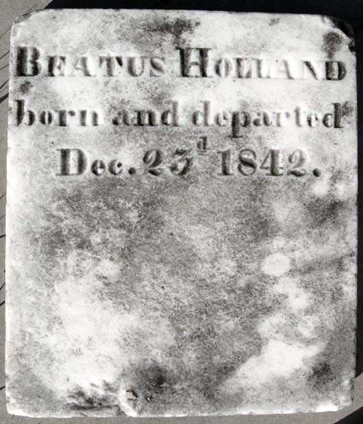 Infant Son Holland