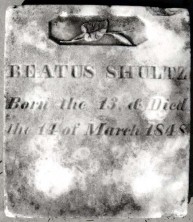 Infant Son  Shultz