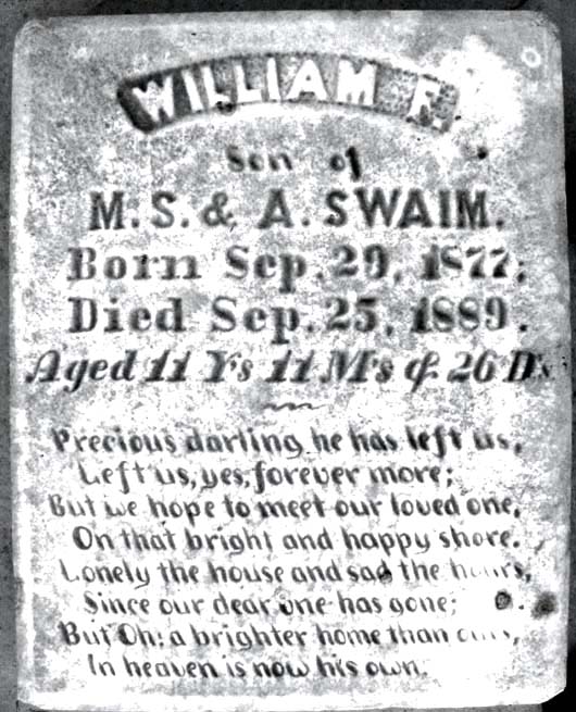 William F Swaim
