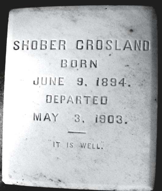 Shober Elwood Crosland