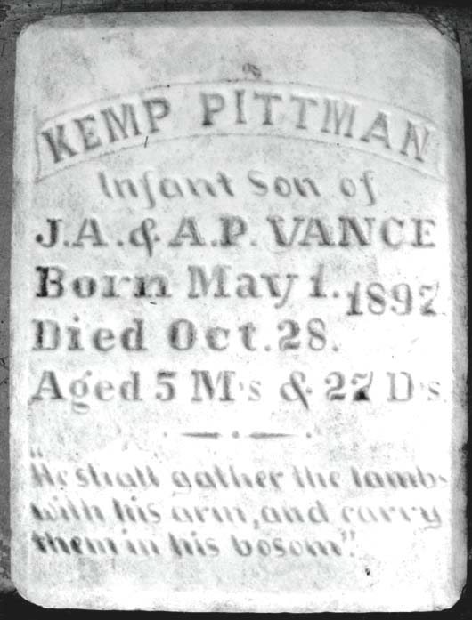 Kemp Pittman Vance