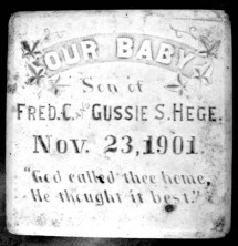 Infant Son  Hege