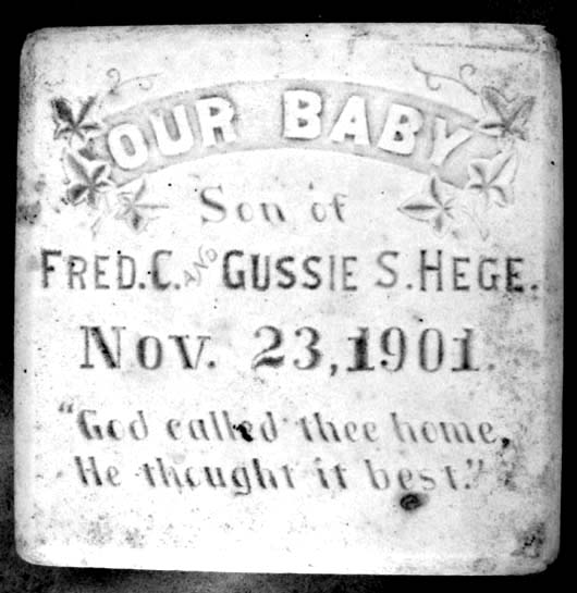Infant Son Hege