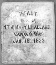 Infant Son  Ballard