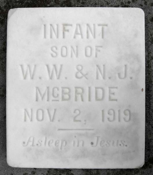 Infant Son McBride