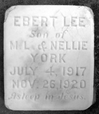 Ebert Lee York