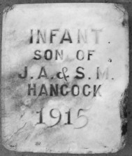 Infant Son  Hancock