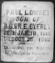 Paul Lowrey Byerly