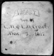 Infant Son  Craver