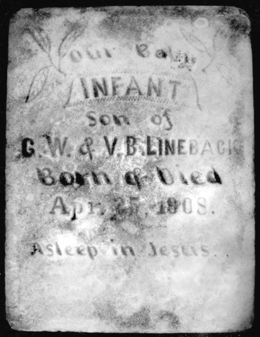 Infant Son Lineback