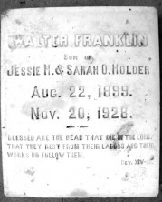 Walter Franklin Holder