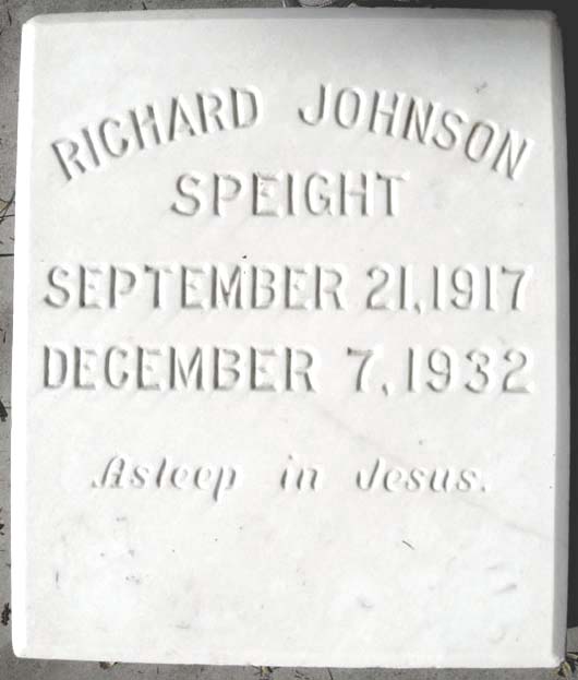 Richard Johnson Speight