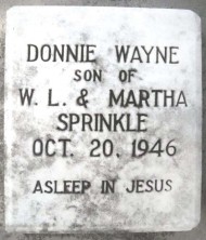 Donnie Wayne Sprinkle