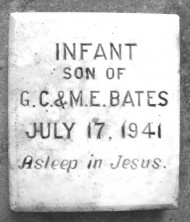 Infant Son  Bates