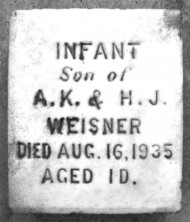 Infant Son  Weisner