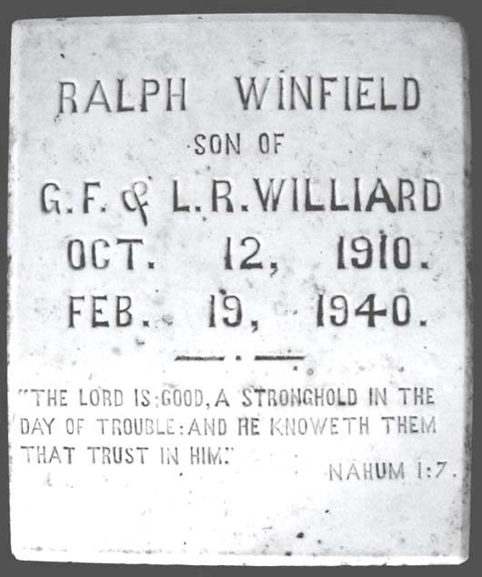 Ralph Winfield Williard
