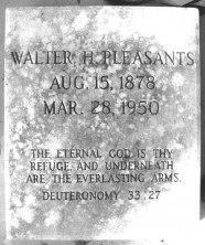 Walter Hines Pleasants