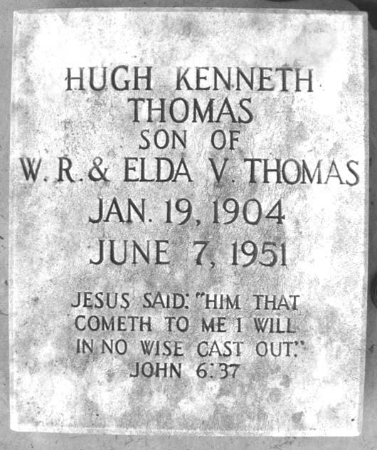 Hugh Kenneth Thomas